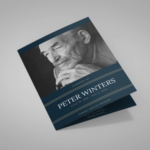 Show details for Order of service - Folded A4