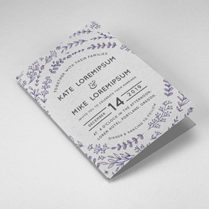 Show details for Order of service - Folded A4