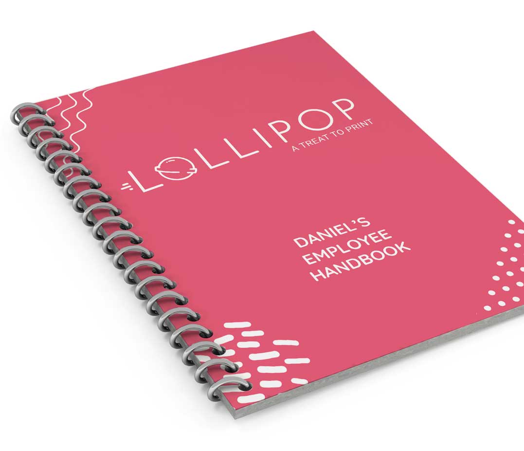 Lollipop PrintWire Bound Books
