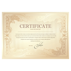 Show details for Premium Quality A4 Certificates