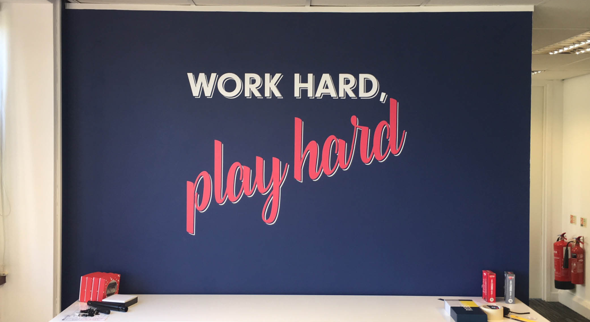 Wall graphic printing